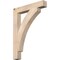 Ekena Millwork Thorton Block Smooth Bracket, Douglas Fir, 3 1/2"W x 24"D x 32"H BKT04X24X32THR05SDF - alternate 1